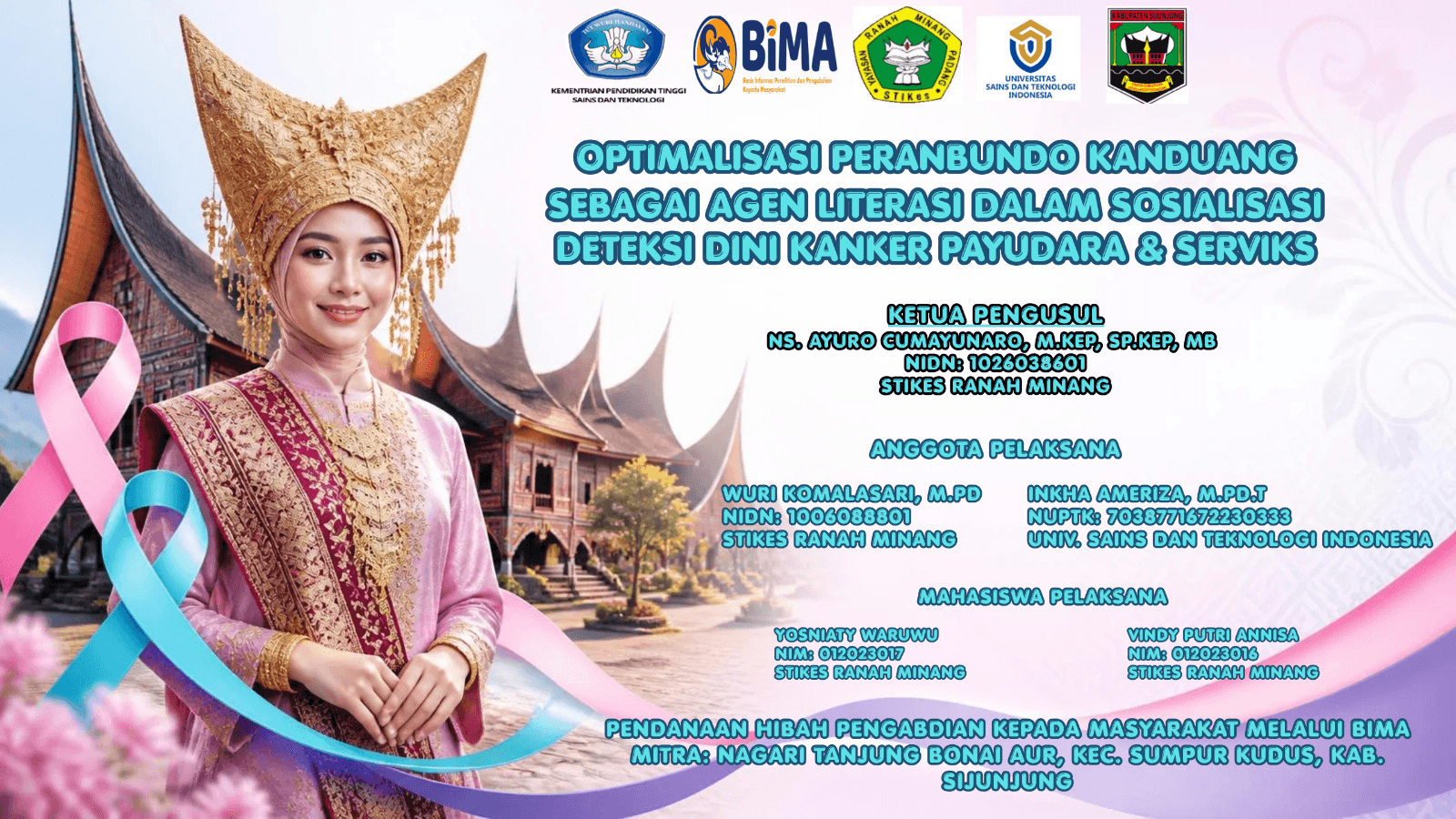 Sosialisasi Deteksi Dini Kanker bagi Bundo Kanduang di Nagari Tanjung Bonai Aur
