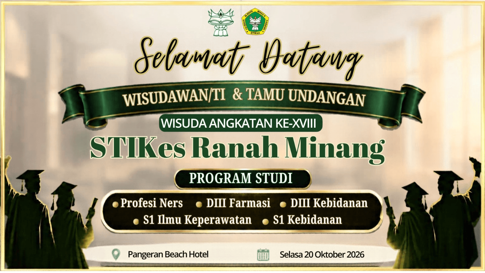 STIKes Ranah Minang Wisuda 126 Lulusan Angkatan XVIII Tahun Akademik 2025/2026